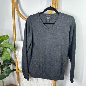 Mens Nordstrom Charcoal Grey Sweater sz L